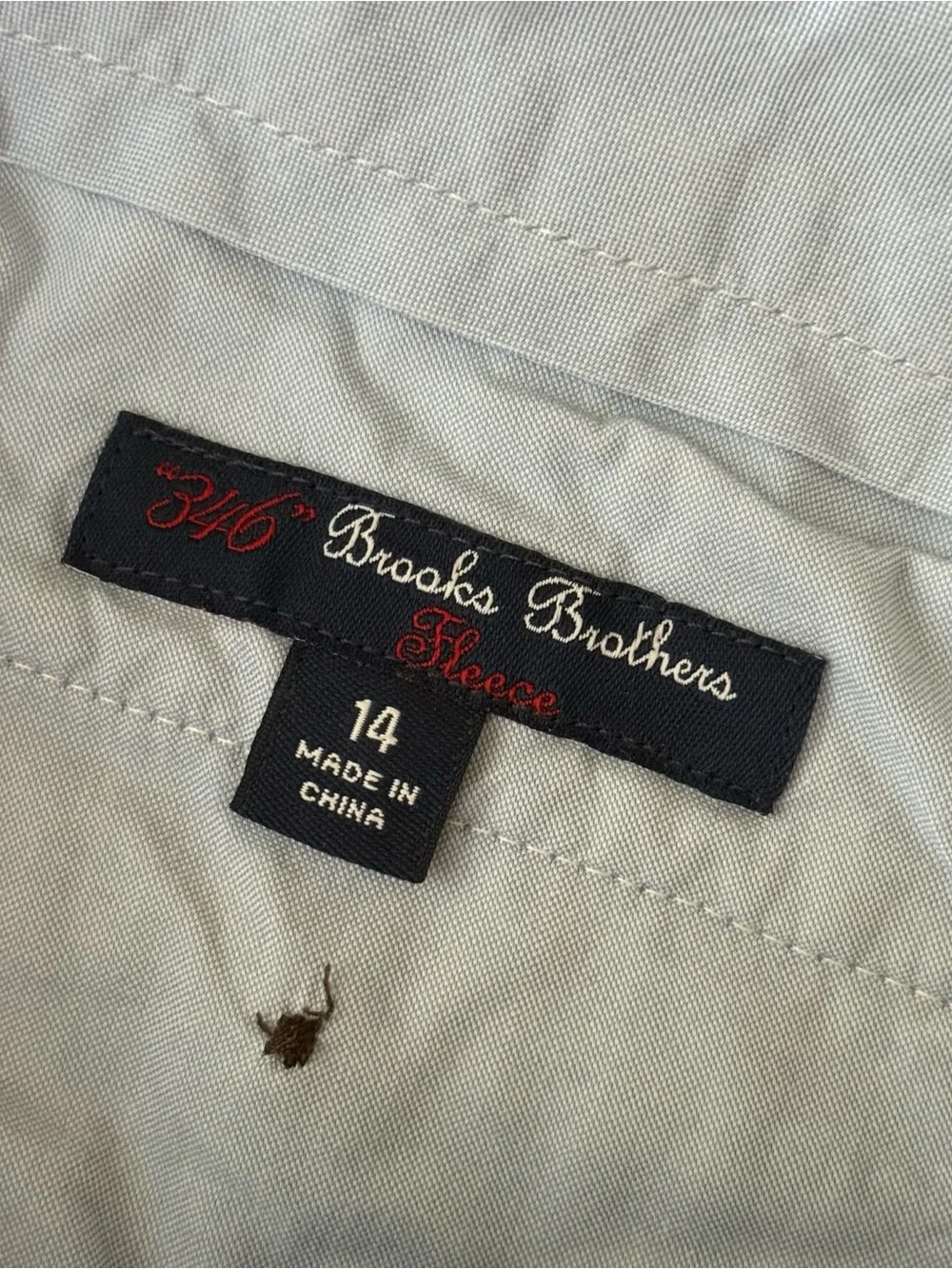 Lot of 2 Boys Khaki Chino Shorts Brooks Brothers & johnnie-O Size 14 Bundle